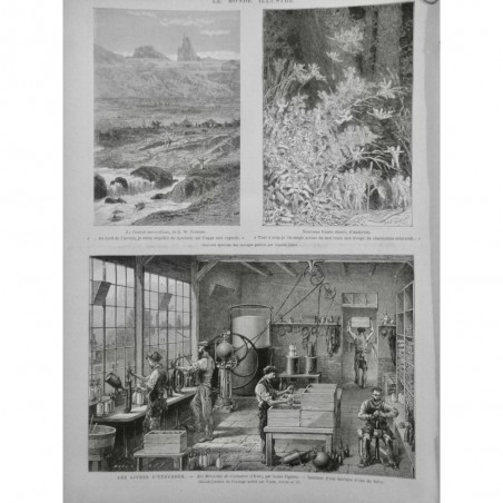 1875 MI INDUSTRIE EAU SELTZ BOISSON GAZEUSE USINE ETUDE VANNE DHUYS FIGUIER