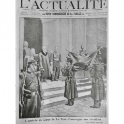 1904 A COEUR TOUR D AUVERGNE GRENADIER PRESIDENT LOUBET INVALIDES