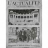 1906 A THEATRE MAISON COMEDIENS ARRIVEE COQUELIN FALLIERES PIANISTE PIANO