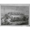 1884 TRAIN ACCIDENT FAUSSE MANIPULATION HEURTOIR CASSÉ COLLISION TRAIN VOYAGEUR