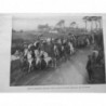 1914 FI GUERRE CONVOI PRISONNIERS ALLEMANDS TROUPES ALGERIENNES FLANDRES