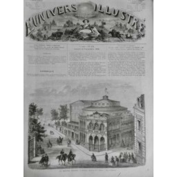 1866 UI ROSSINI THEATRE PASSY FACADE ARCHITECTURE