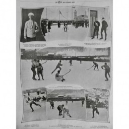 1904 VAGA HOCKEY GUNDERSEN CHAMPION MONDE DAVOS PRINCES CLUB WYNYARD