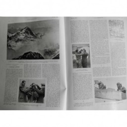 1933 I AVIATION EVEREST SURVOLÉ COL BLACKER APPAREIL RESPIRATOIRE OXYGENE