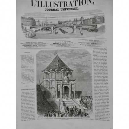 1863 I REINE RASOAHERY-MENJAKA MADAGASCAR AVENEMENT PROCLAMATION