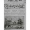 1863 I VICHY GALIFFET REMISE DRAPEAUX MEXICAIN RESIDENCE EMPEREUR 2 JOURNAUX