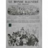 1865 MI LINCOLN PRESIDENT MORT LONDRES EFFET SURPRISE VENTE JOURNAUX