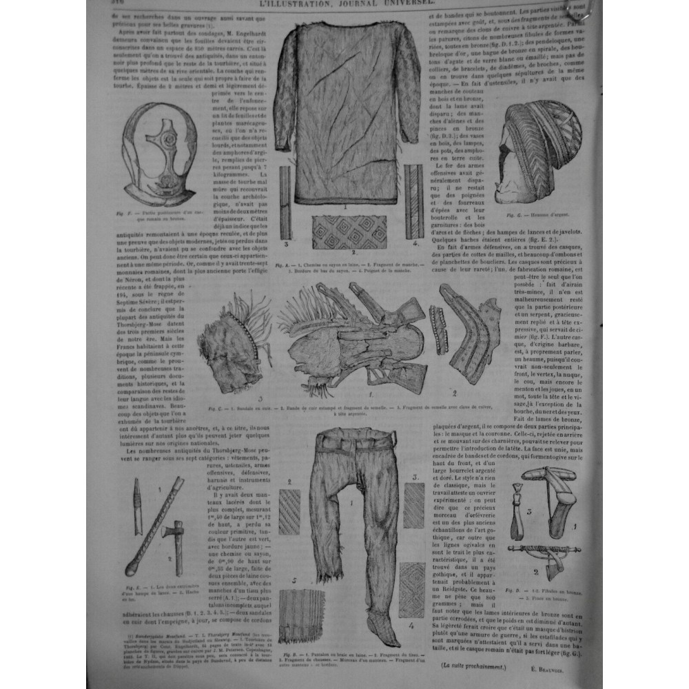 1865 I DANEMARK ANTIQUITE SCANDINAVE THORSBJERG-MOSE LIMON GAZ DÉLÉTÈRE CONSERVE