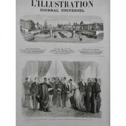 1872 I VERSAILLES 1ER JANVIER RECPTION PRESIDENT REPUBLIQUE DEPUTES ARCHEVEQUE