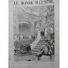 1888 MI PRINCESSE LAETITIA DUC D'AOSTE MARIAGE CELEBRATION EGLISE SAINT SUAIRE