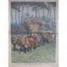 1930 DC CEREMONIE ROME FETE RAISIN CORTEGE TONNEAU CHAR