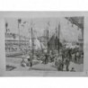 1887 I HAVRE EXPOSITION MARITIME QUAI BATEAU NAVIRE VOILIER BASSIN COMMERCE