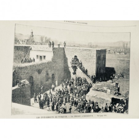 1895 UI ARMENIE PRISON ERZEGOUM PRISONIER ARMENIEN