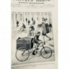 1890 UI PARIS NOUVEAU SERVICE COLIS POSTAUX LIVRAISON DESSIN GUILHOD TRICYCLE