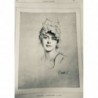 1890 UI BEAUX-ARTS ETUDE TÊTE PORTRAIT JEUNE FILLE LENBACH