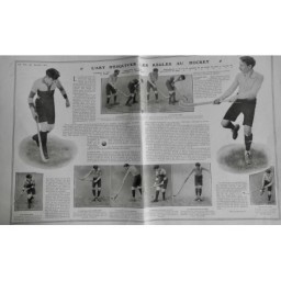 1906 VAGA HOCKEY REGLES JEU FAUTE CROSSE BALLE PIED POSITIONS