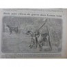 1915 E CHIENS ATTAQUE GUERRE ARMEE BELGE