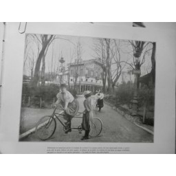 1900 FEMME PERSONNALITE CYCLISME COSTUME FEMININ