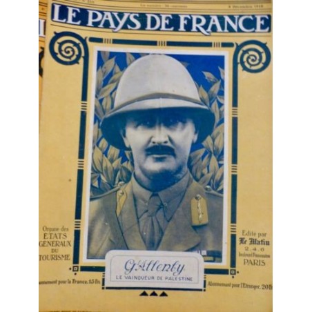 1918 PDF PERSONNALITE GL ALLENBY VAINQUEUR PALESTINE