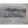 1916 BATEAU HOPITAL GUERE MESOPOTAMIE CHALAND CROIX ROUGE TIGRE