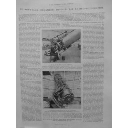 1929 ASTRONOMIE OBSERVATOIRE YERKES TELESCOPE PHOTOGRAPHIQUE MONT WILSON