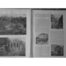 1920 SACRIFICES PETRA TOMBEAUX ROYAUME ARABE ROCHE MONASTERE