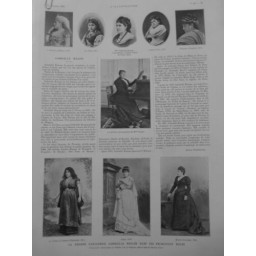 1906 I PERSONNALITES GRANDE CANTATRICE GABRIELLE KRAUSS PRINCIPAUX ROLES