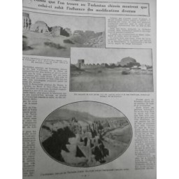 1927 RUINES TURKESTAN CHINOIS REMPARTS PERSAN COUPOLE ARABE MELANGE ARCHITECTURE