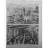 1917 CHIENS GUERRE ARMEE ITALIENNE UTILISE CHIENS TRANSPORTER BLESSES TRAINEAUX