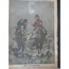 1915 GUERRE FEMME SOLDAT EPOUSE ATAMAN COSAQUE ORGANISE TRANSPORT BLESSES