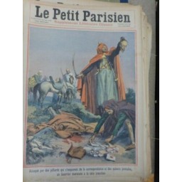 1911 FACTEUR MAROCAIN ATTAQUE PILLARDS TETE TRANCHEE COURRIER VALEUR VOLE