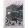 1922 I VALAIS CHAMPERY VILLAGE NOCE DANSES COSTUMES PHOTOGRAPHE KUNZ