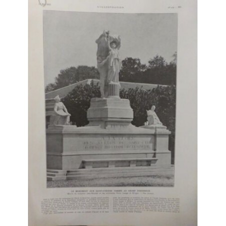 1922 I MONUMENT SAINT CYRIENS MORTS GUERRE SCULPTEUR BOUCHER ARCHITECTES LESAGE