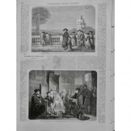 1863 I CHARLES-QUINT ENFANCE LECTURE ERASME BRUXELLES TABLEAU HAMMAN