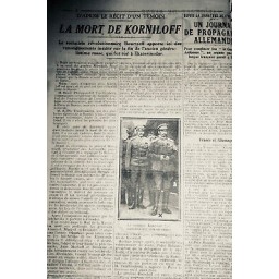 1917 1919 RUSSIE KORNILOFF DIVISION SAUVAGE KALEDINE COSAQUE MORT 3 JOURNAUX