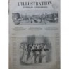 1866 I BERLIN TRIOMPHE TROUPES JEUNES FILLES COURONNES ROI