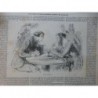 1851 I MOEURS ANGLAISES VERRE DEUX PAILLES DESSIN GAVARNI