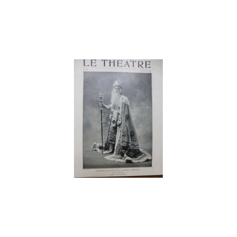 1908 THEATRE LEON EYLE SNEGOUROTCHKA MARIÉ DELISLE FEE PRINTEMPS