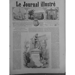 1867 EXPOSITION UNIVERSELLE MONUMENT CHAMPOLLION LE JEUNE M.MARTHOLDI