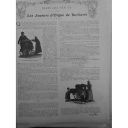 1882 1908 ORGUE BARBARIE CHANTEUR LONDRES3 3 JOURNAUX