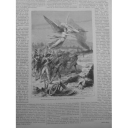 1870 1882 MARSEILLAISE BATAILLE STATUE ROUGET ISLE 2 JOURNAUX