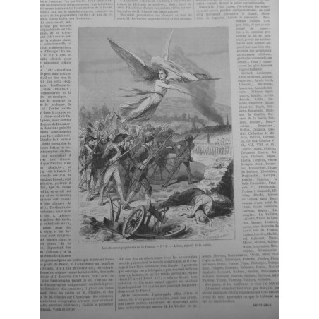 1870 1882 MARSEILLAISE BATAILLE STATUE ROUGET ISLE 2 JOURNAUX