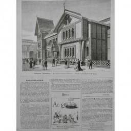 1878 I EXPOSITION UNIVERSELLE PAVILLON SUEDOIS NORVEGIEN ARCHITECTURE