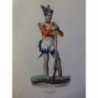 1846 GRAVURE INDE SOLDAT UNIFORME