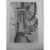 1887 UI HORLOGERS LONDRES TOUR HORLOGE PALAIS WESTMINSTER DESSIN M.P.RENOUARD