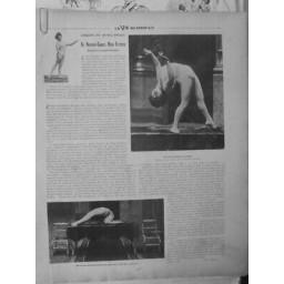 1896 CIRQUE EQUILIBRE MISS ALETHEA ACROBATE CONTORSIONNISTES