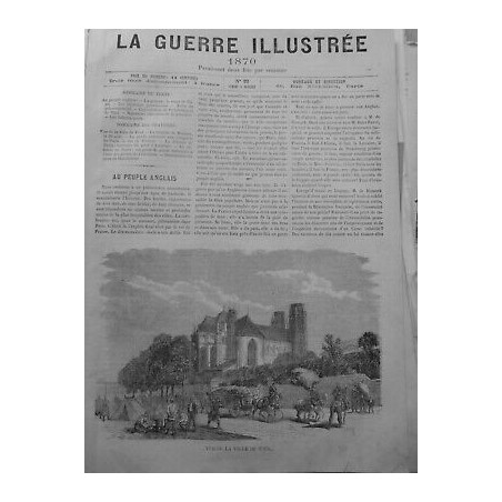 1870 PRUSSE FRANCE VILLE DE TOUL REFUS REDITION 2 JOURNAUX