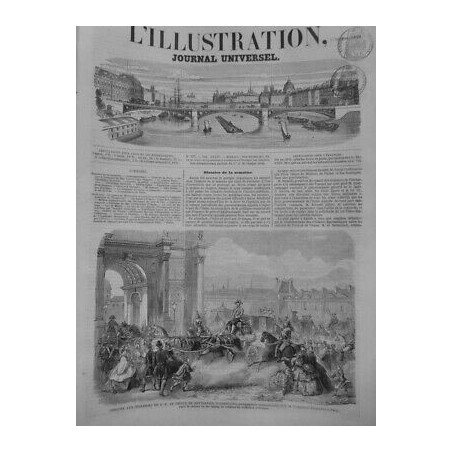 1859 I PARIS TUILERIES PRINCE METTERNICH WINNEBOURG AMBASSADEUR AUTRICHE