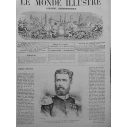 1870 MI PRINCE LEOPOLD DE HOHENZOLLERN CANDIDAT ROI ESPAGNE