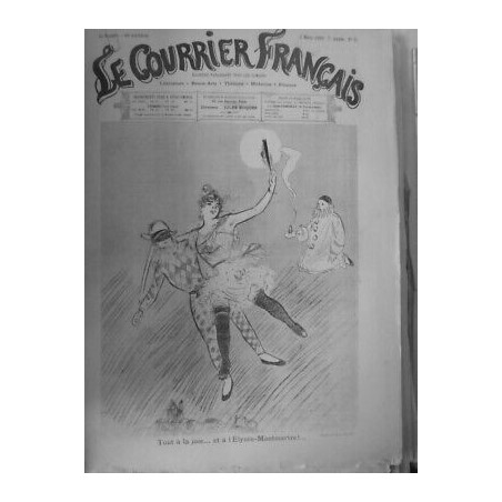 1890 CIRQUE PANTOMIME LA JOIE ELYSEE MONTMARTRE